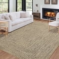 thumbnail image 2 of CAROMIO 5' x 7' Modern Rugs for Bedroom Imitation Braided Pattern Soft Carpet, Beige, 2 of 5