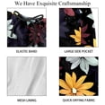 thumbnail image 4 of luoweisi Men's Beach Shorts Quick Dry Swim Trunks with Mesh Lining Flower M, 4 of 5