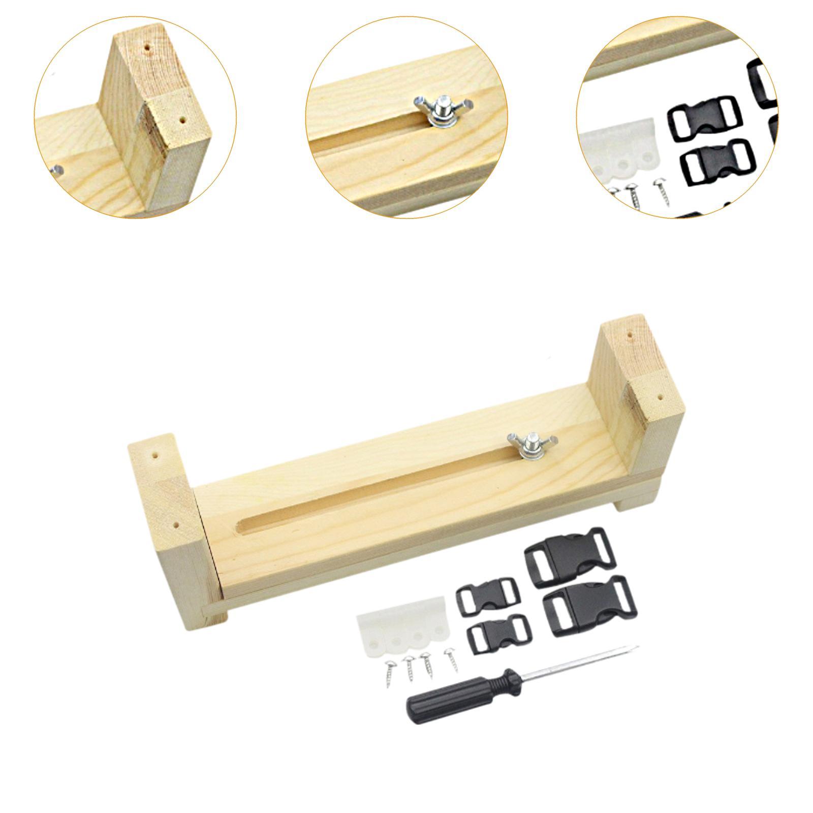 Milageto Wooden Paracord Jig Bracelet Maker Bracelet Making Kit Bangles Findings Supplies Short Maker No Pins
