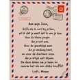 thumbnail image 1 of Manta Con Letras Holandesas Para Mi Hijo Y Mi Hija, Manta Suave De Franela, Manta Cálida De Invierno Para Correo Para Dormitorio Y Sala De Estar matsuzay BA001386-02, 1 of 5