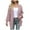Pink, variant on ICHUANYI Women's Fall Winter Trendy Casual Open Front Cardigan Sweaters Oversized Solid Lantern Long Sleeve Knit Chunky Outwear Coats