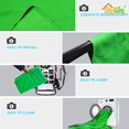 thumbnail image 4 of Easy-Going 10Wx16L ft Green Background Muslin Backdrop,Photo Studio,Collapsible High Density Screen for Video, 4 of 5