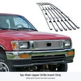 thumbnail image 2 of APS Compatible with Toyota Pickup 1992-1994 4WD Logo Show Main Upper Stainless Steel Chrome 8x6 Billet Front Grill Grille Insert T65142C, 2 of 7