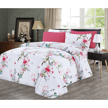 Hotel Club 1800 Super Soft 6-Piece Print Sheet Set (Full  Hawaii)