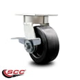 thumbnail image 2 of 5 Inch KP Polyolefin Swivel Caster with Ball Bearing and Brake SCC, 2 of 2