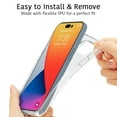 thumbnail image 5 of CoverON For Apple iPhone 15 Phone Case, Flexible Slim Lightweight TPU Minimal Cover, Clear, 5 of 7