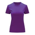 thumbnail image 3 of Playera Slim Fit Unisex Cuello Redondo Manga Corta Strech Color Morado Talla Grande Marca Emil SaEs, 3 of 4