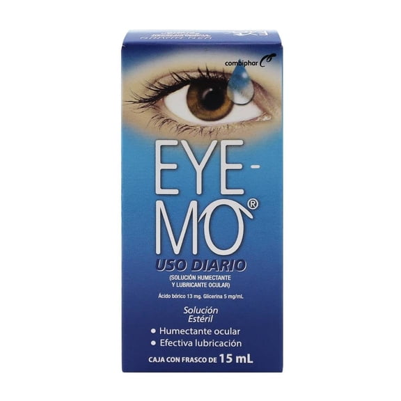 Solución humectante Eye-Mo lubricante ocular uso diario 15 ml