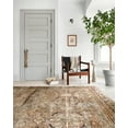 thumbnail image 6 of Loloi II Layla Printed Oriental Distressed Olive / Charcoal 3'-6" x 5'-6" Accent Rug, 6 of 11