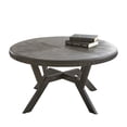 thumbnail image 1 of Steve Silver Co. Alamo Table Basse Ronde en Gris Patiné, Gris, 1 of 4