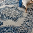 thumbnail image 5 of Nourison Persian Vintage Persian Center Medallion Ivory Blue Area Rug, 5 of 8