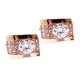 thumbnail image 2 of Gemelos Rectangular Gemelos para Hombre Se Describe Oro, 2 of 8