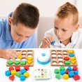 thumbnail image 4 of Geometric Shape Matching Educational Toy for Kids Early Learning Interactive Desktop Puzzle Game, 4 of 5