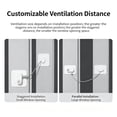 thumbnail image 6 of Refrigerator Lock with Keys, Child Safety Cabinet Lock Adhesive Proof Lock for Fridge Freezer Drawer Closet Toilet Seat, No Drill Appliance Safety Latch for Kitchen Furniture Home Protection, White, 6 of 9