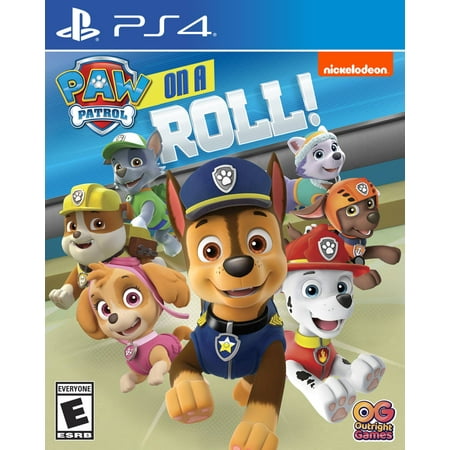 Paw Patrol On a Roll, PlayStation 4, Outright Games, (Best Playstation 4 Games For Kids)