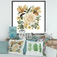 thumbnail image 2 of Designart 'Ancient White Rose' Traditional Framed Canvas Wall Art Print, 2 of 5