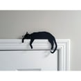 thumbnail image 6 of Metal Cat Door Topper, Cute Door Corner Decorations for Cat Lovers Farmhouse Living Room Corner Christmas Halloween Indoor Outdoor Frame Window Decor, 6 of 8