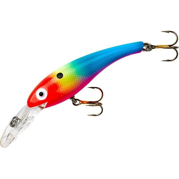 Cotton Cordell CS6221 Suspending Wally Diver 1/2oz 3-1/8" Fire Face Clown, Suspending Wally Diver 1/2oz 3-1/8"