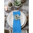 thumbnail image 2 of Violet Striped Cloth Napkins Set of 4 Reusable Dinner Napkins, Geometric Vertical Modern Minimalist Cocktail Napkin Washable Table Napkins for Wedding/Holiday Party/Baby Shower 20"x20", 2 of 7