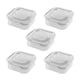 thumbnail image 5 of Contenedor de nevera fresca de 5 piezas, contenedores de congelador de carne, contenedores herméticos de queso transparentes apilables, contenedor de, 5 of 9