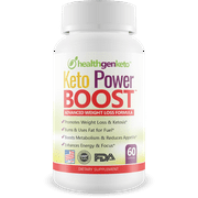 Keto Power Boost Advanced Weight Loss Formula - Burn More Fat - Burn Fat Faster - Accelerated Ketosis Entry with Bhb Exogenous Ketones - Feel Mental Clarity While You Boost Your Diet Potential - Bhb