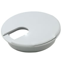 Rok Hardware Round Grommet, 3" (76mm) Diameter, ABS Plastic in Gray Finish