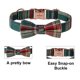 thumbnail image 3 of Collar para perros - Pajarita marinera con estampado de ondas y malla de color, cuello ajustable, 3 of 5
