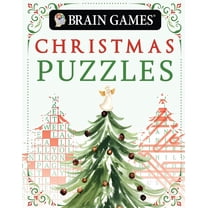 Pre-Owned Brain Games - Take-Along Brain Games - Take-Along - Christmas Puzzles (Stocking Stuffer - Christmas Tree Cover): Volume 1, (Paperback)