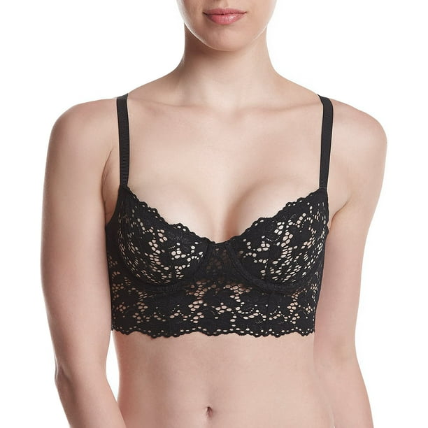 DKNY Classic Lace Long Line Demi Bra 