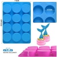TACYKIBD 3 PCS Oreo Molds Silicone Chocolate Covered Cookie Molds 12