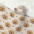 thumbnail image 2 of Yiaed Labrador Retriever Dog Print Dog Blankets-Cat Blanket Washable for Couch Protection,Puppy Blanket, Soft Plush Reversible Throw Furniture Protector-Large, 2 of 8