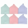 thumbnail image 5 of Livona Racerback Training Bra for Girls- 3 Pack Seamless Sports Bra, Padded Everyday Bra Bralette,Crop Cami Tank Top (6-14), 5 of 7