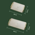 thumbnail image 6 of Grandest Birch All-match Serving Tray Exquisite Plastic Versatile Snacks Fruit Tray Kitchen Supplies Rectangular Large Capacity Ha, 6 of 8