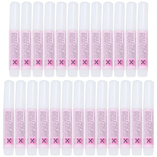 25 uds 2g Nail Art pegamento para puntas de uñas adhesivo Super Bond Press en pegamento para uñas