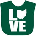 thumbnail image 3 of Inktastic Ohio Love Boys or Girls Baby Bib, 3 of 4