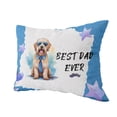 thumbnail image 2 of Happy Father's Day Best Soft Coated Wheaten Terrier Cool Dad Ever Pillow Cushion Double Sided Wheatie Dog Lover Throw Pillow - 12007, 2 of 4