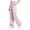 Pink, variant on Lmnyox Cargo Pants for Girls Fashion Baggy High Waist Fleece Lined Trousers Wide Leg Sports Pants with Pockets