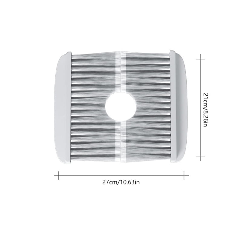 Automatic Hair Collector Brush For Cats Litter Box Gentle Bristles Safe For Cats Cleaning Open Style