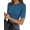 Royal Blue, variant on MOYIKO Half Sleeve T Shirts for Women Summer Trendy Crewneck Tops Spring Casual Slim Fitted Basic Tees
