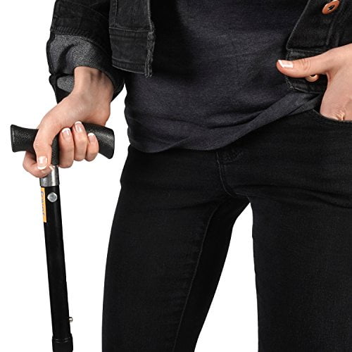 Soles Foldable Cane Walking Stick Black (SLS802B), 12.3459 Ounce (SOLES14)