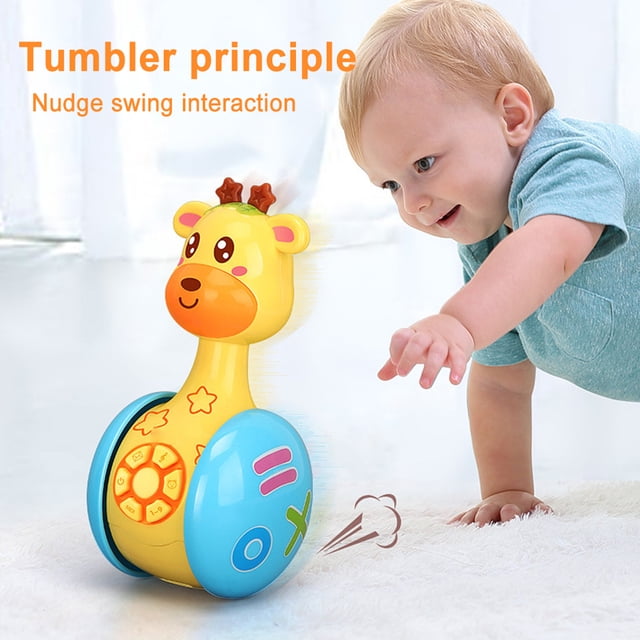 Lubelski Gobelet Coulissant en Forme d'Animal Machine à Raconter des Histoires Jouet Interactif pour Enfants