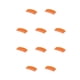 thumbnail image 1 of Seitruly 10 piezas peines torcidos para el cabello decoración caramelo plástico tenedor peine accesorios de joyería herramientas mujeres Cuidado del cabello Naranja, 1 of 6