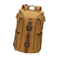 thumbnail image 4 of Bolsa de viaje impermeable de mochila de lona para acampar al aire libre Amarillo, 4 of 8