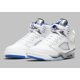 thumbnail image 3 of Ni - ke Ni - ke Air Jordan 5 Retro Stealth 2.0 Mens Shoes White DD0587-140 Size 10, 3 of 5