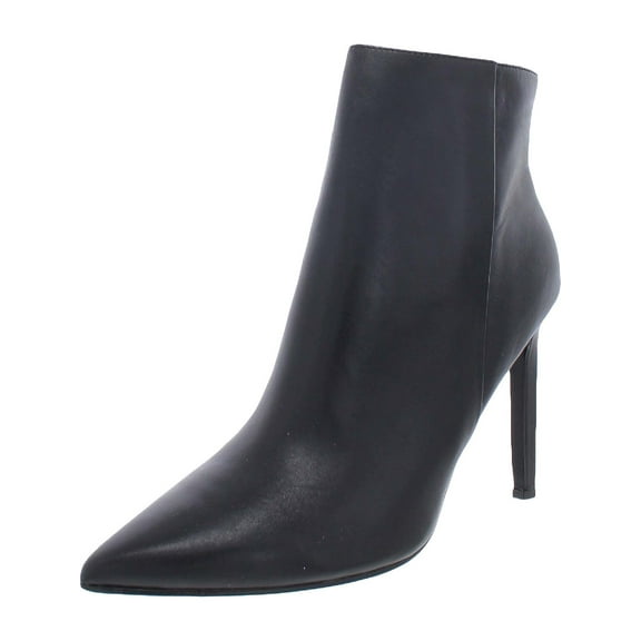 Nine West Womens Tennon Leather Pointed Toe Ankle Boots