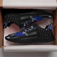 thumbnail image 3 of Cna American Flag Running Shoes Sneakers Mesh Black Size 7, 3 of 5