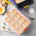thumbnail image 4 of Bread Mold Flexible Pastry Baking Tray Reusable Chocolate Cake Mould Pan Home Bakery Restaurant Accessory For Refrigerator Oven, 4 of 8