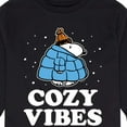 thumbnail image 3 of Peanuts - Snoopy - Puffer - Cozy Vibes - Toddler And Youth Long Sleeve Graphic T-Shirt, 3 of 6