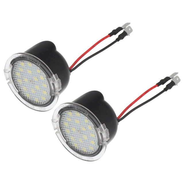 1 par de luces LED para espejo lateral, lámpara LED para lado izquierdo y derecho, luz blanca apta para Ford Edge para Toyota Tundra 2007-2019