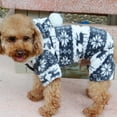 thumbnail image 5 of Flannel 4-Legged Jumpsuit Clothes Pet Autumn Winter Thick Warm Sweater Fashionable Puppy Costume for Small Medium Dogs, 5 of 7